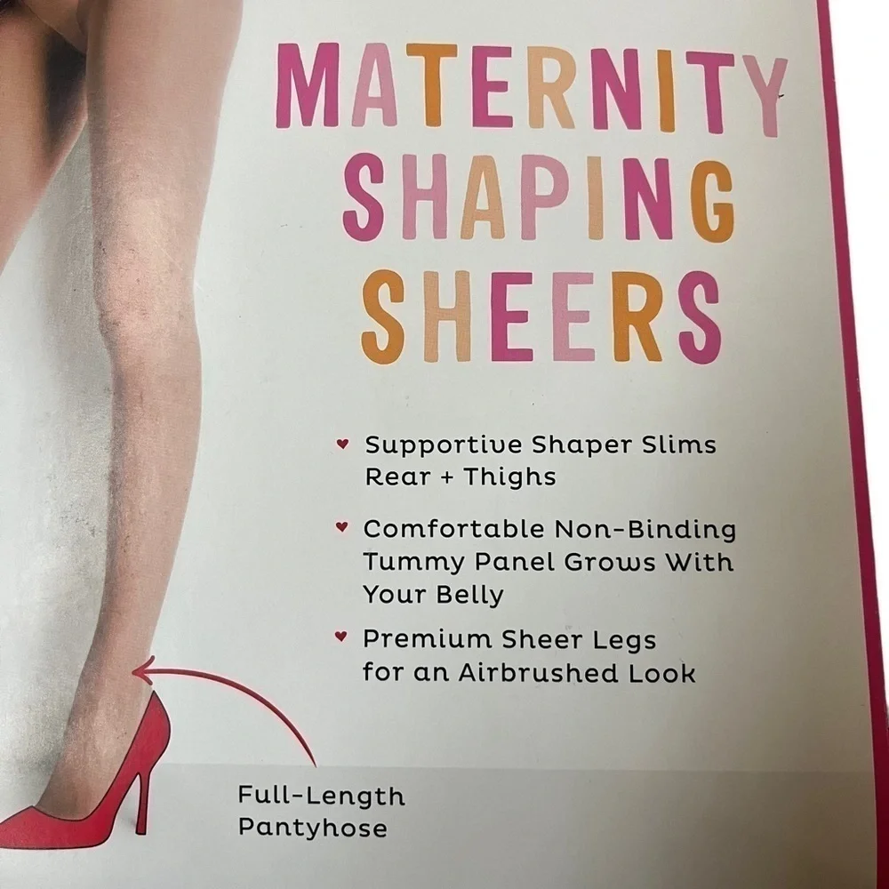 Assets by SPANX NEW Maternity Full Length Panty Hose Nude Size 1
